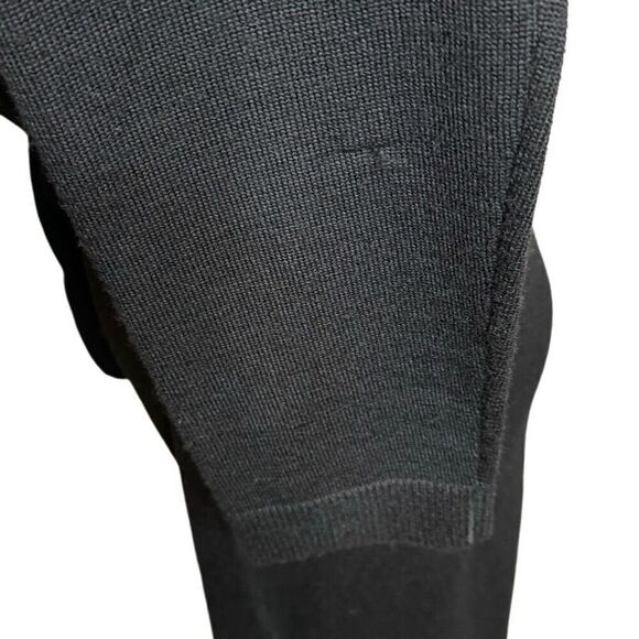 Talbots black wool turtleneck belted sweater dress size XL - Picture 9 of 13